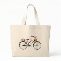 Polka Dot Bike Canvas Bag