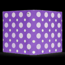 Polka Dot Binder binders