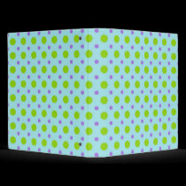 Polka Dot Binder binders