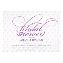 Polka Dot Bridal Shower Invitation