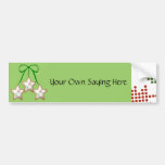 Polka Dot Christmas Cookies Bumper Sticker
