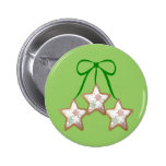 Polka Dot Christmas Cookies Button