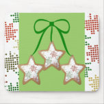 Polka Dot Christmas Cookies Mousepad