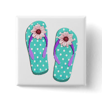 Polka Dot Flip Flops