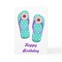 Polka Dot Flip Flops