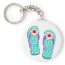 Polka Dot Flip Flops