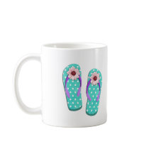 Polka Dot Flip Flops Mug