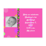 Polka Dot Invite postcards