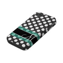 Polka Dot Pattern with Monogram