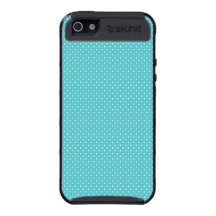 Polka dot pin dots girly chic blue pattern iPhone 5 cases