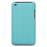 Polka dot pin dots girly chic tiffany blue pattern barely there iPod cases