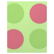 polka dot, pink and green personalized letterhead