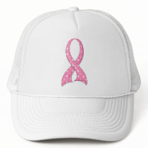 Polka Dot Pink Ribbon Breast Cancer