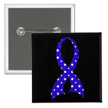 Polka Dot Ribbon CFS Pins