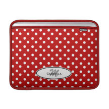 Polka-dot Rickshaw Sleeve MacBook Sleeves