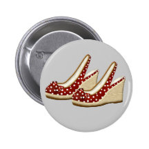 Polka Dot shoe Button