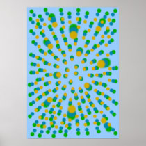 Polka Dot Spring Poster