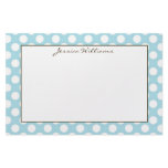Polka Dot Custom Stationery