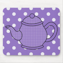 Polka Dot Teapot V3 Mousepads