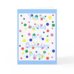 Polka Dots Birthday Party Invitation Card
