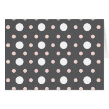 polka dots card