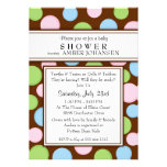 Polka Dots Neutral Baby Shower Invitation