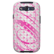 Polka Dots Pink Twirl Samsung Galaxy Case-Mate Cas
