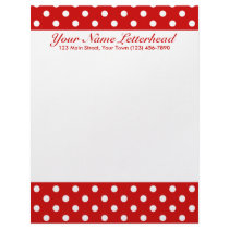 Polka Dots Red + Custom Colour