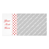 Polka Dots Red + Custom Colour