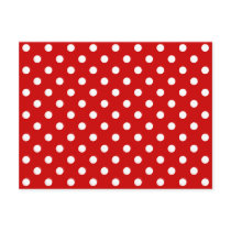 Polka Dots Red + Custom Colour