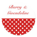 Polka Dots Red + Custom Colour