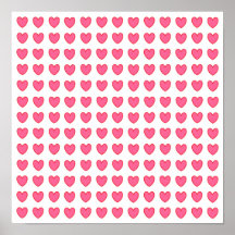 Polka Hearts Print