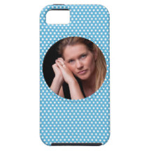 Polkadot Frame in blue