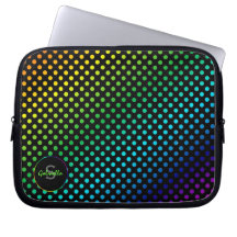 Polkadot: Monogram Laptop Sleeve