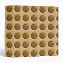 Polkadots - Chocolate Peanut Butter 3 Ring Binder