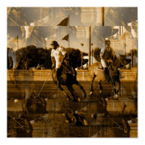 Polo Collage Poster Print posters