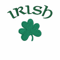 Polo Shirt-Irish Shamrock Embroidered