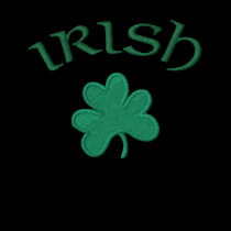 Polo Shirt-Irish Shamrock Embroidered embroidered shirts