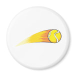 Polo Tennis Shirts - Flying Tennis Ball Shirts Refrigerator Magnets