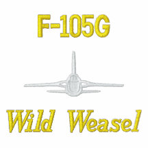 Polo W/F-105G de golf et indicatif d'appel