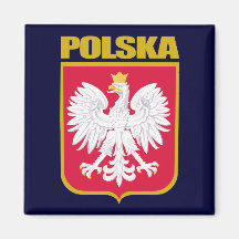 Polska (Poland) COA Fridge Magnets