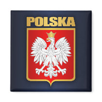 Polska (Poland) COA Fridge Magnets