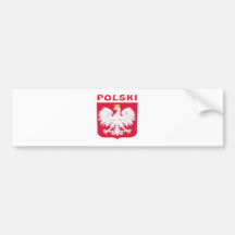 Polski Coat Of Arms Bumper Stickers