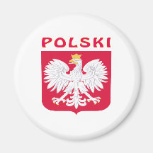 Polski Coat Of Arms Refrigerator Magnet