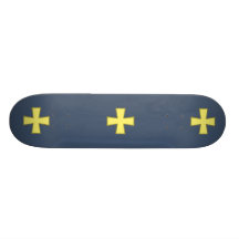 Poltava Oblast, Ukraine flag Skateboards