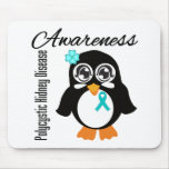 Polycystic Kidney Disease Awareness Penguin Mouse Pads