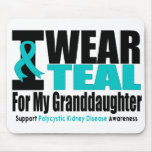Polycystic Kidney Disease I Wear Teal For My Grand Mouse Mats