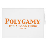 Polygamy It's A Good Thing On TV Gifts Card