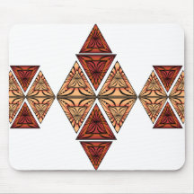 Polynésie floral tapis de souris