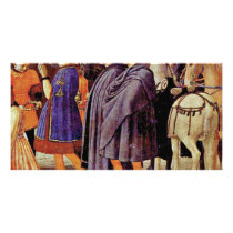 Polyptych For Santa Maria Del Carmine In Pisa Thir Customized Photo Card